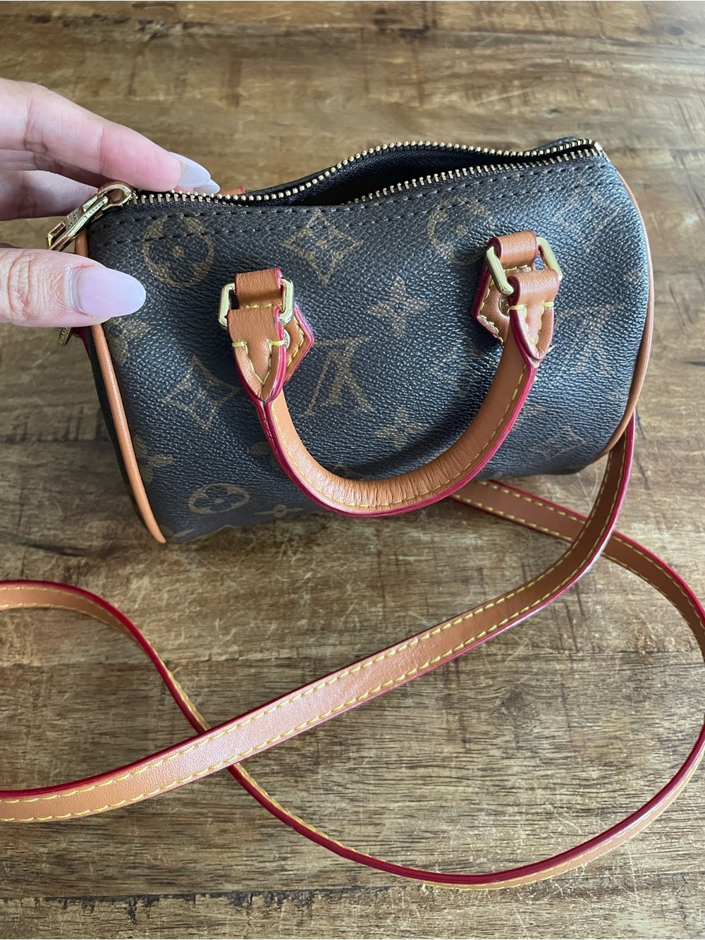 LOUIS VUITTON Monogram Speedy Nano - Picture 10 of 11